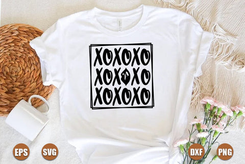 valentine SVG Design, XOXOXO SVG FiveStarCrafting 