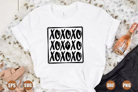 valentine SVG Design, XOXOXO SVG FiveStarCrafting 