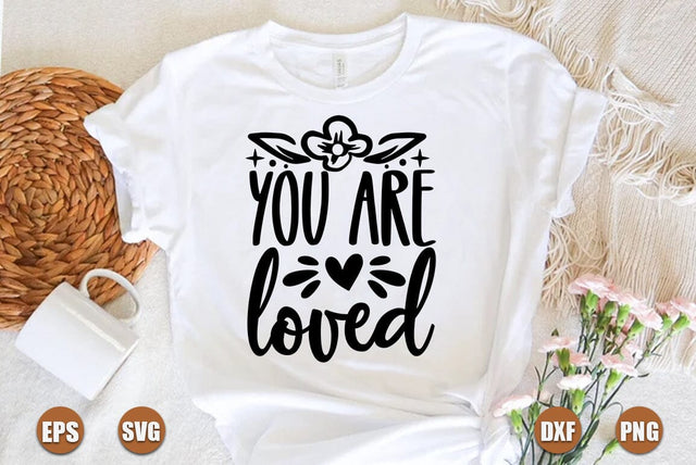 valentine SVG Design, You are loved SVG FiveStarCrafting 
