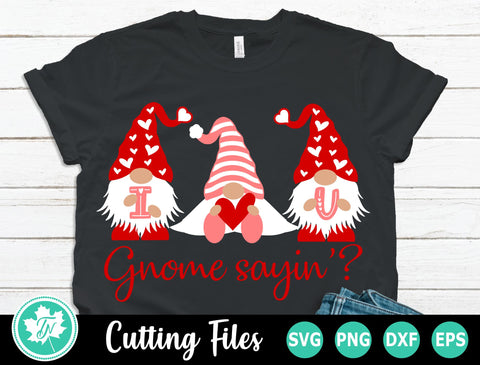 Valentine SVG | Gnome SVG | Gnome Sayin'? SVG TrueNorthImagesCA 