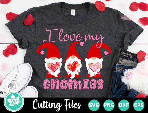 Valentine SVG | Gnome SVG | Love my Gnomies SVG TrueNorthImagesCA 