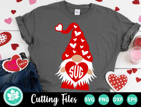 Valentine SVG | Gnome SVG | Monogram SVG SVG TrueNorthImagesCA 