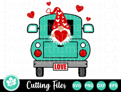 Valentine SVG | Gnome SVG | Truck SVG SVG TrueNorthImagesCA 