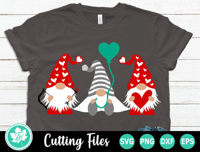 Valentine SVG | Gnome SVG | Valentine Gnomes SVG SVG TrueNorthImagesCA 