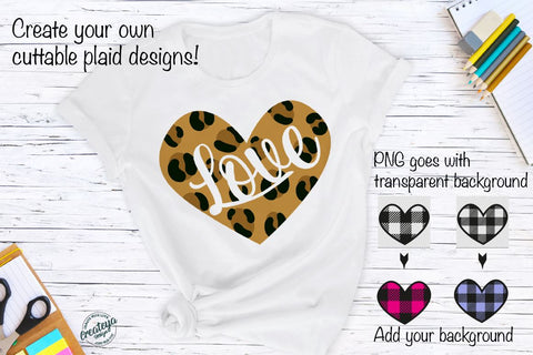 Valentine SVG, Heart SVG, Leopard heart, Buffalo Heart SVG SVG Createya Design 