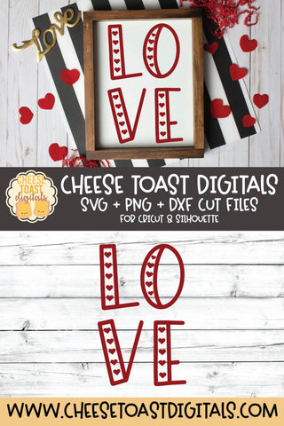 Valentine SVG | Love | Sign SVG Cheese Toast Digitals 