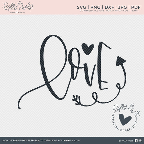Valentine SVG | Love SVG | Love Arrow So Fontsy Design Shop 