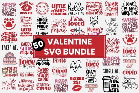 Valentine Svg Mega Bundle Quotes SVG Maumo Designs 