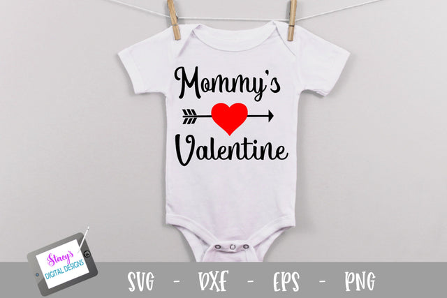 Valentine SVG - Mommy's Valentine SVG SVG Stacy's Digital Designs 