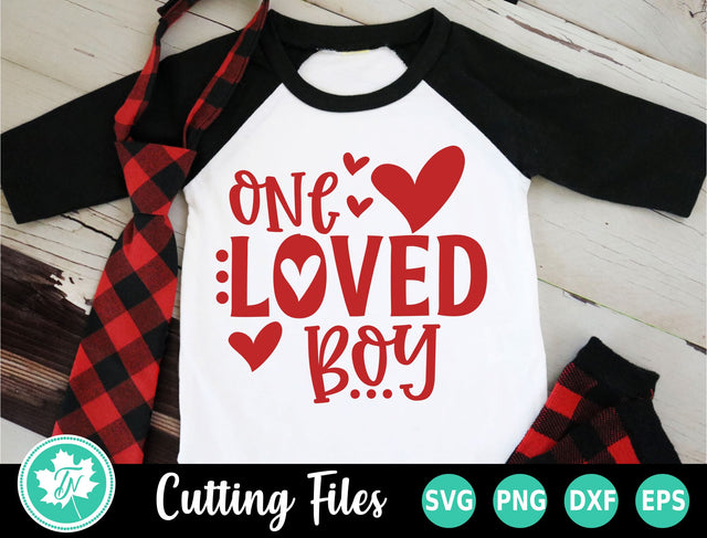 Valentine SVG | One Loved Boy SVG SVG TrueNorthImagesCA 