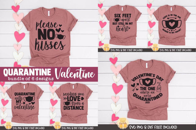 Valentine SVG | Quarantine Valentine's Day SVG Bundle SVG Cheese Toast Digitals 