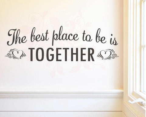 Valentine SVG, The Best Place to be is together svg, wedding PNG SVG for signs, Farmhouse Style, Love quote, Digital cutting file Cricut SVG Farmstone Studio Designs 