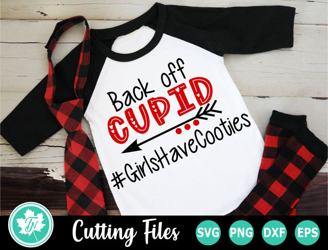 Valentine SVG | Valentines Day SVG | Back off Cupid SVG TrueNorthImagesCA 