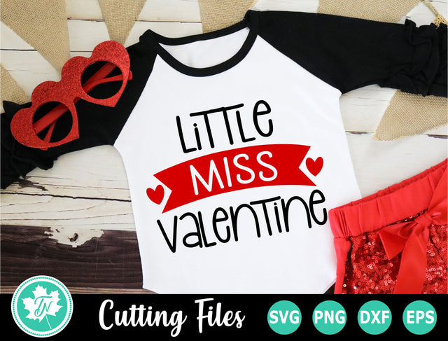 Valentine SVG | Valentines Day SVG | Little Miss Valentine SVG TrueNorthImagesCA 