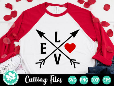 Valentine SVG | Valentines Day SVG | Love Arrow SVG SVG TrueNorthImagesCA 