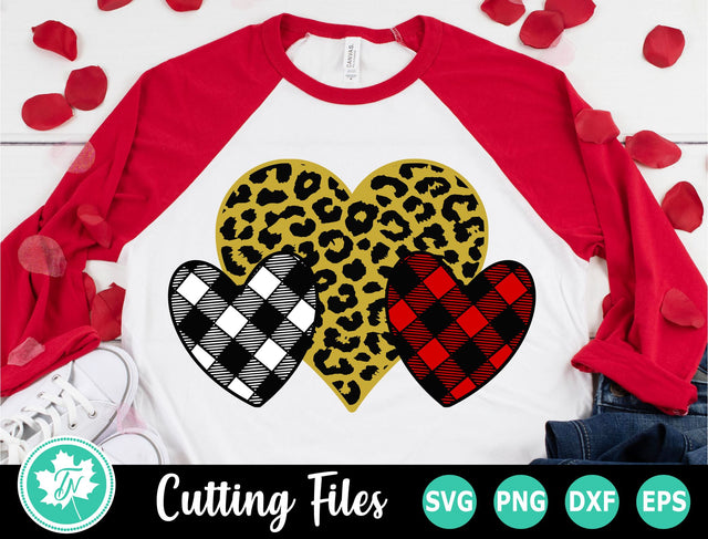 Valentine SVG | Valentines Day SVG | Plaid Hearts SVG TrueNorthImagesCA 