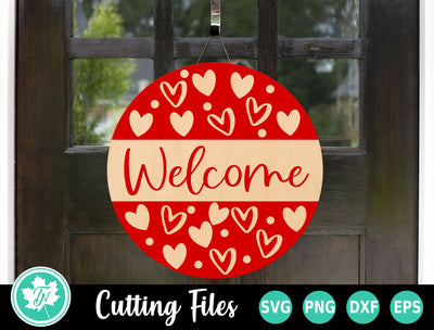 Valentine SVG | Welcome Valentine Sign SVG TrueNorthImagesCA 