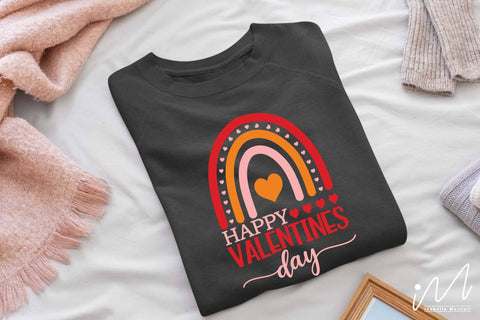 Valentine t-shirt bundle, Happy valentine t shirt svg, Valentine cricut, papa's little valentine, love svg SVG Isabella Machell 
