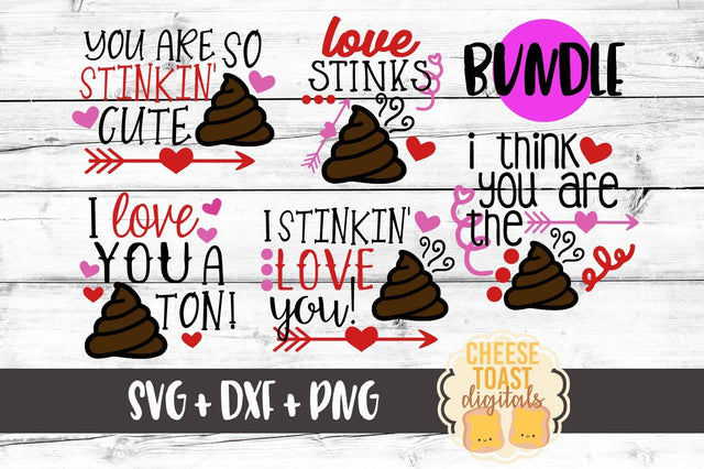 Valentine Toilet Paper Roll Design Bundle SVG Cheese Toast Digitals