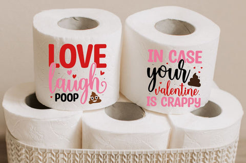 Valentine Toilet Paper SVG Bundle SVG Regulrcrative 