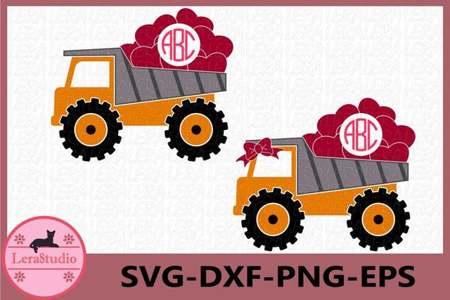 Valentine Truck Svg SVG Lerastudio 