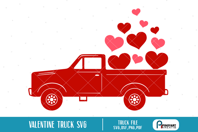 Valentine Truck svg SVG Pinoyart Kreatib 