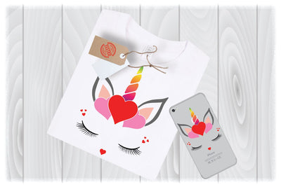 Valentine Unicorn SVG Files for Cricut Designs | Valentine SVG Files SVG My Sew Cute Boutique 