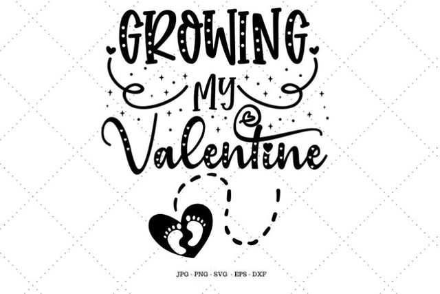 Valentines Baby, Baby Announcement, Pregnancy Announce, Valentine's Day Baby, First Pregnancy, Social Media Baby SVG SVG Digital Designer 