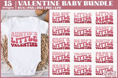 Valentines Baby Bundle | Little Valentine SVG Bundle | Vol2 SVG Carla C Designs 