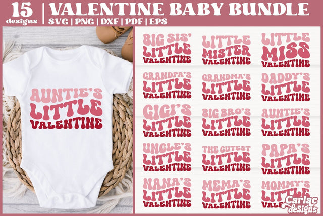 Valentines Baby Bundle | Little Valentine SVG Bundle | Vol2 SVG Carla C Designs 