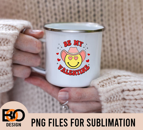 Valentines be mine Png sublimation design, valentines day love smile be mine valentine Smiley Face png digital download tshirt design Sublimation BOO-design 