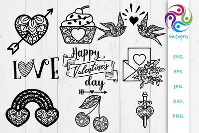 Valentines Bundle Svg Cut File SVG Sintegra 