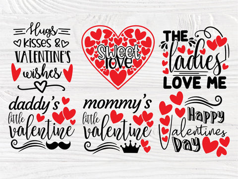 Valentines Bundle SVG Quotes, Hearts Svg, Love Svg SVG TonisArtStudio 