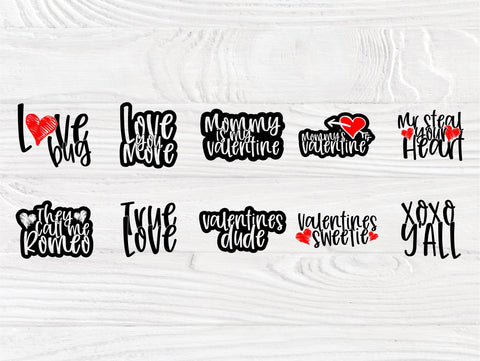 Valentine's Bundle | Valentines Svg | Svg Cut Files for Crafters | Kids Valentines Sayings | Valentine Svg | Love Svg | Hearts Svg SVG TonisArtStudio 