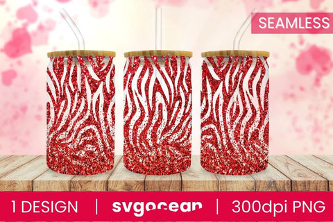 Valentines Can Glass | Libbey Glass | Beer Can Sublimation SvgOcean 