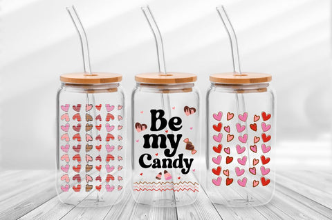 Valentines Can Glass Wrap SVG Bundle SVG Regulrcrative 