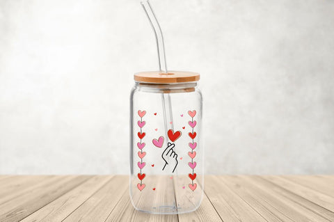 Valentines Can Glass Wrap SVG Bundle SVG Regulrcrative 