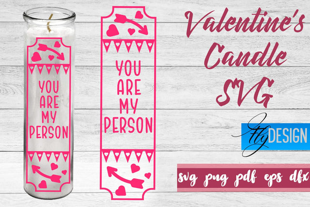 Valentine’s Candles SVG | Love SVG | Candles Design SVG SVG Fly Design 