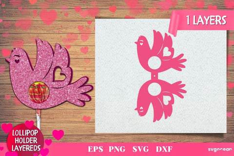 Valentines Candy Holders | Lollipop Holders | Svg Bundle | Cut File SVG SvgOcean 