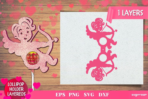 Valentines Candy Holders | Lollipop Holders | Svg Bundle | Cut File SVG SvgOcean 