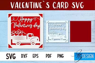 Valentines Card SVG | Gift Card SVG SVG Fly Design 