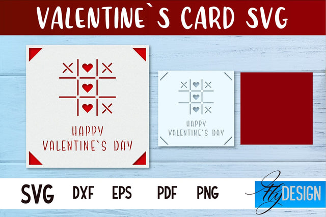 Valentines Card SVG | Gift Card SVG SVG Fly Design 