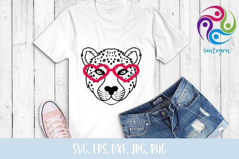 Valentines Cheetah SVG File SVG Sintegra 