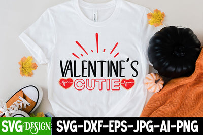 Valentine's Cutie SVG Cut File, Valentine's Cutie SVG Design SVG BlackCatsMedia 