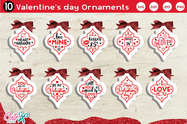 Valentines day Arabesque tile svg bundle cut file SVG Cute files 