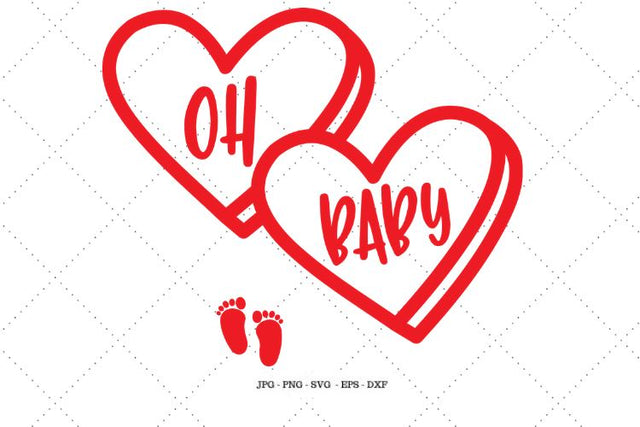 Valentine's Day Baby, Baby Shower Decor, Baby Svg, Baby on the Way, Mom to Be Shirt, Baby Valentines Day SVG SVG Digital Designer 