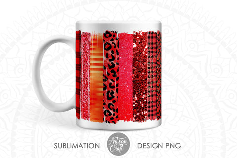 Valentine's Day Brushstrokes, love sublimation design SVG Artisan Craft SVG 