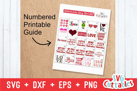 Valentine's Day Bundle SVG Svg Cuttables 