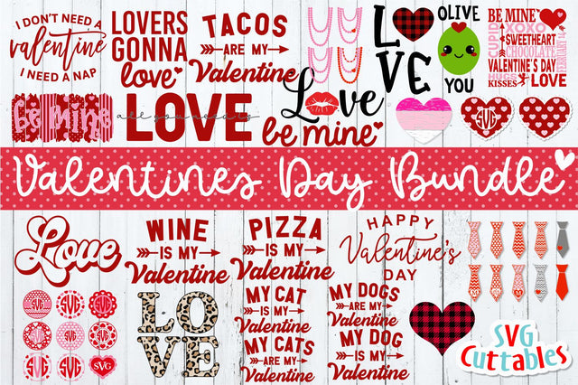Valentine's Day Bundle SVG Svg Cuttables