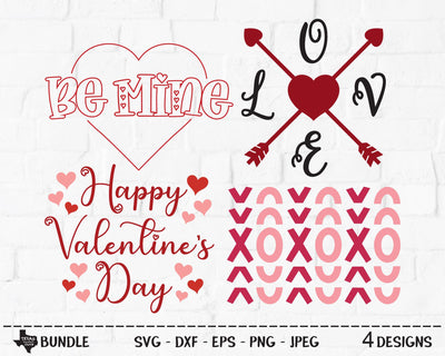 Valentines Day Bundle | Valentines SVG SVG Texas Southern Cuts 